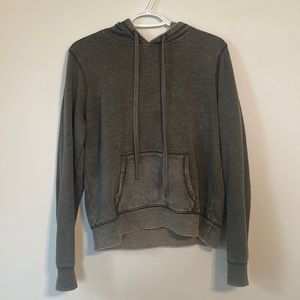Z Supply Grey Distressed Hoodie - Medium